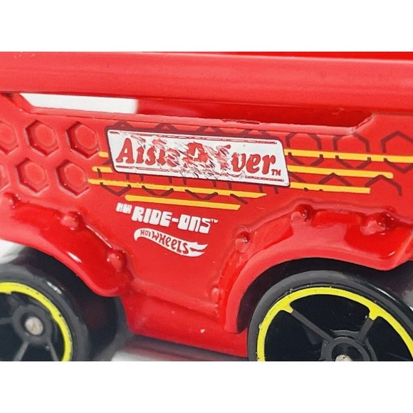 Hot Wheels AISIE DRIVER Red Shopping Cart DTX21 Diecast Loose Push A Long Toy - Picture 6 of 10